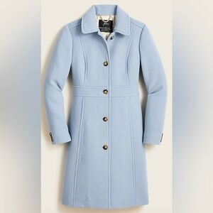J. Crew Light Blue Pea Coat